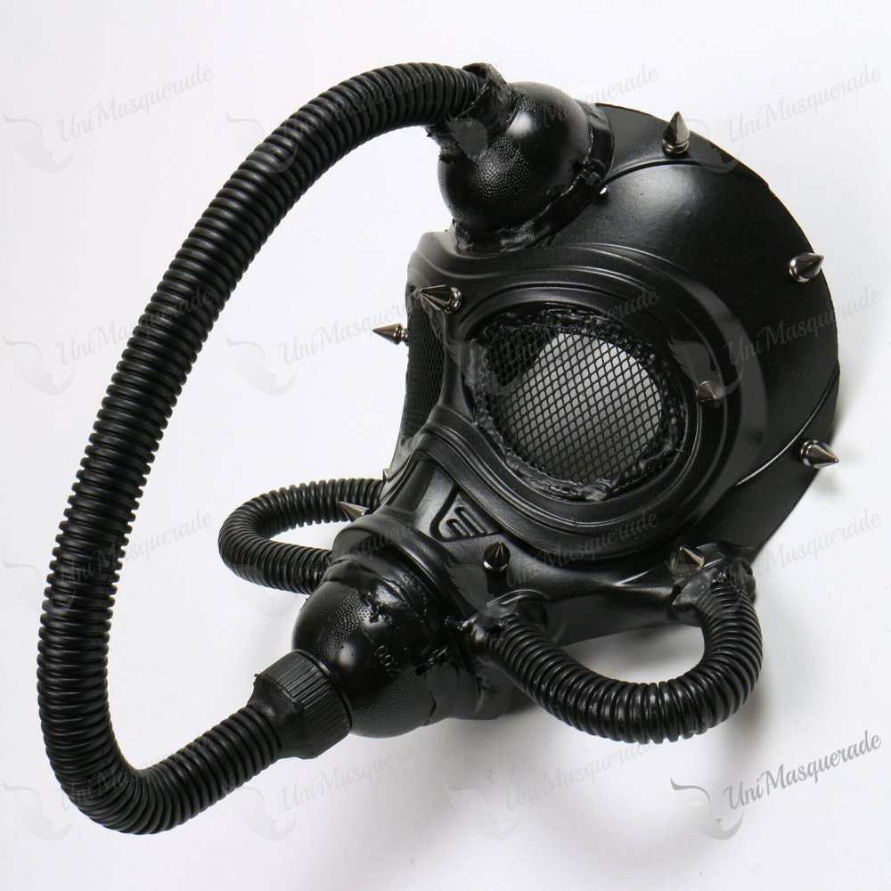 Black Steampunk Wasteland Halloween Masquerade